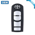 2017-2020 Toyota Yaris iA / 4-Button Smart Key / PN: 89904-WB001 / WAZSKE13D01 (OEM)