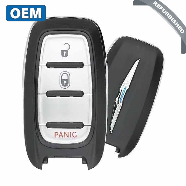 2017-2021 Chrysler Pacifica Voyager / 3-Button Smart Key / PN: 68217827 AC / M3N-97395900 /w/o KeySense (OEM Refurb)