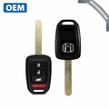 2017-2022 Honda CR-V Civic / 4-Button Remote Head Key / PN: 35118-T2A-A60 / MLBHLIK6-1TA (5-Door) (OEM Refurb)