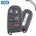 2017-2023 Jeep Compass Trailhawk / 4-Button Smart Key / PN: 68250337AB / M3N-40821302 / ID47 (OEM Refurb)