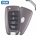 2018-2020 Hyundai Santa Fe / 4-Button Flip Key / KK12 / PN: 95430-S2100 / TQ8-RKE-4F39 (433 mhz) (OEM Refurb)
