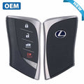 2018-2023 Lexus LS500h / 4-Button Smart Key / PN: 8990H-50020 / HYQ14FBF (Hybrid Blue Logo) (OEM)
