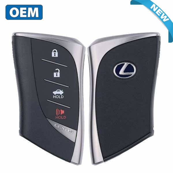 2018-2023 Lexus ES300H ES350 LS500 / 4-Button Smart Key / PN: 8990H-33020 / HYQ14FBF (Hybrid Blue Logo) (OEM)