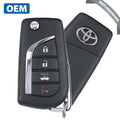 2018-2022 Toyota Camry / 4-Button Flip Key / PN: 89070-06790 / HYQ12BFB / H Chip (OEM Refurb)
