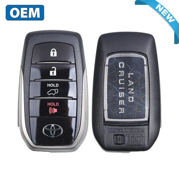 2018-2019 Toyota Land Cruiser / 4-Button Smart Key / PN: 89904-60M80 / HYQ14FBA  / Board 2110 (OEM)