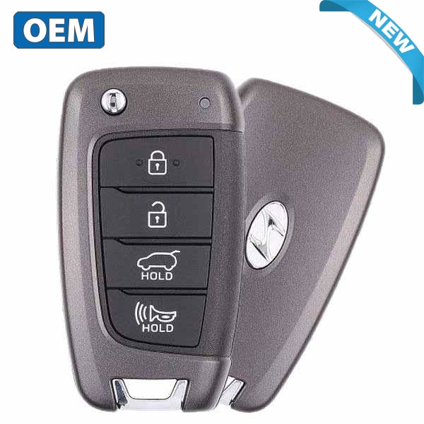 2018-2020 Hyundai Santa Fe / 4-Button Flip Key / PN: 95430-S2000 / TQ8-RKE-4F39 (Canada) (OEM)