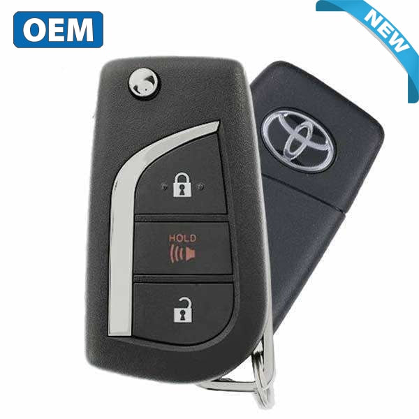 2018-2020 Toyota C-HR / 3-Button Flip Key / PN: 89070-F4080 / MOZB97TZ (Chip ID 4D H) (OEM)
