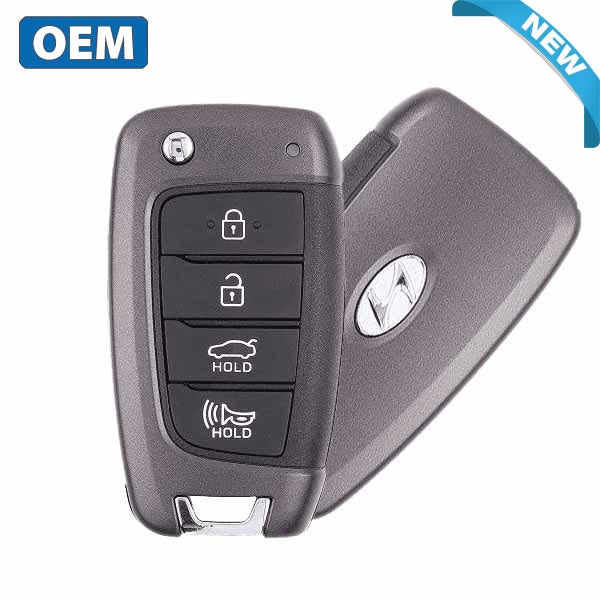 2018-2021 Hyundai Accent / 4-Button Flip Key / PN: 95430-J0700 / NYOSYEC4TX1707 (HC 4BT) (OEM)