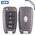 2018-2021 Hyundai Kona / 4-Button Flip Key / PN: 95430 J9500 / OSLOKA-450T (OS) (OEM Refurb)