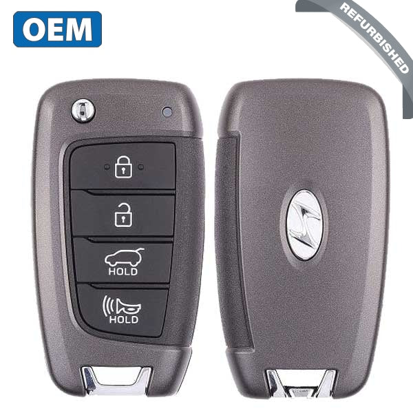 2018-2021 Hyundai Kona / 4-Button Flip Key / PN: 95430 J9500 / OSLOKA-450T (OS) (OEM Refurb)