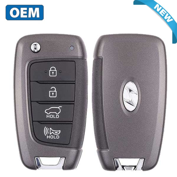 2018-2021 Hyundai Kona / 4-Button Flip Key / PN: 95430 J9500 / OSLOKA-450T (OS) (OEM)