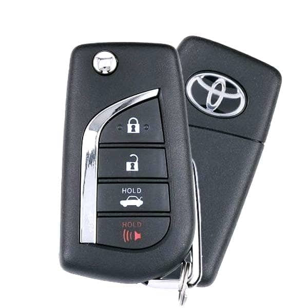 2018-2021 Toyota Camry / 4-Button Flip Key / PN: 89070-33E90 / HYQ12BFB (H Chip) (Japan) (OEM)