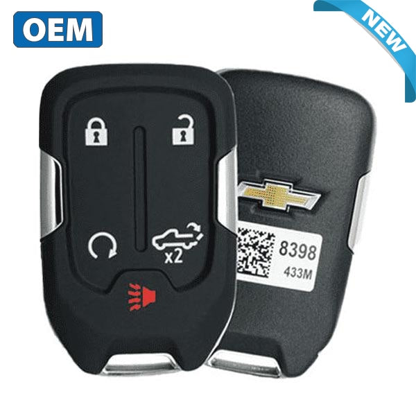 2019- 2020 Chevrolet Silverado / 5-Button Smart Key w/ Tailgate / PN: 13508398 / HYQ1EA (434 MHz) (OEM)