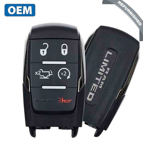 2019-2021 Dodge Ram Limited 2500 / 5-Button Smart Key / PN: 68375457AB / GQ4-76T (OEM Refurb)