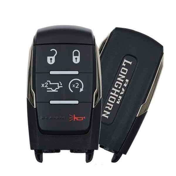 2019-2021 Dodge Ram Pickup HD 2500 3500 Longhorn / 5-Button Smart Key / PN: 68375456AB / GQ4-76T (OEM Refurb)