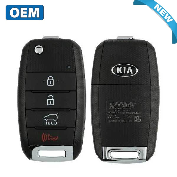 2019-2020 Kia Sorento / 4-Button Flip Key / PN: 95430-C6000 / OSLOKA-910T (UMa-PE) (OEM)