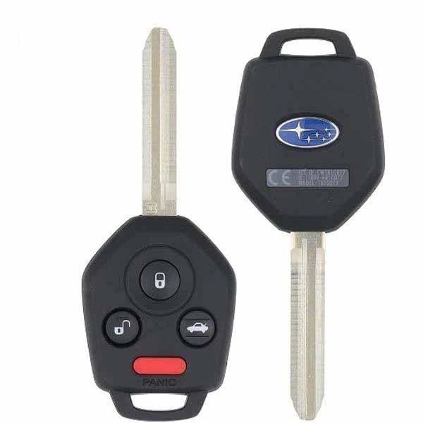 2019-2020 Subaru / 4-Button Remote Head Key / PN: 57497-XC01B / CWTB1G077 (H Chip) w/ Gray Interior Board Shell (OEM)