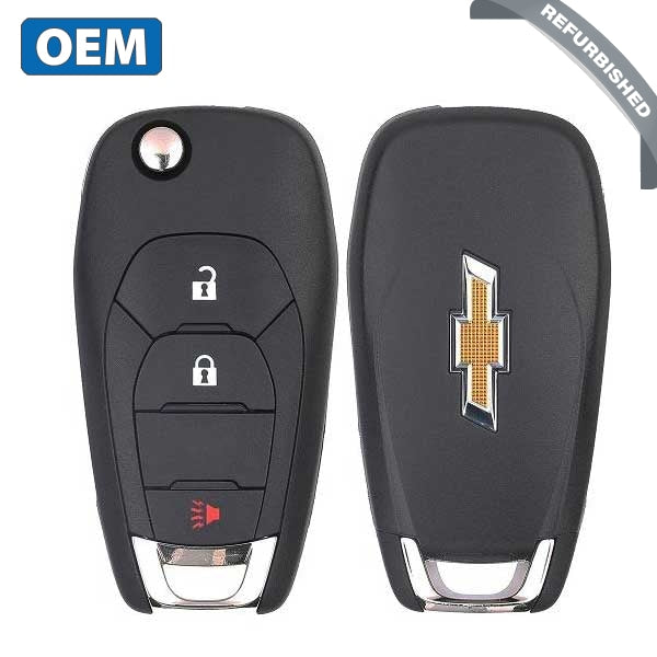 2019-2022 Chevrolet / 3-Button Remote Flip Key / PN: 13522783 / LXP-T003 (OEM Refurb)
