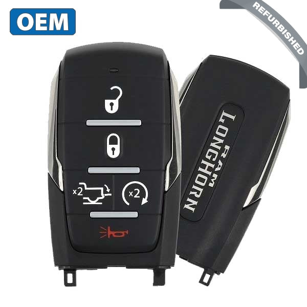2019-2023 Dodge Ram 1500 Longhorn / 5-Button Smart Key / PN: 5932356AF / OHT-4882056 (OEM Refurb)