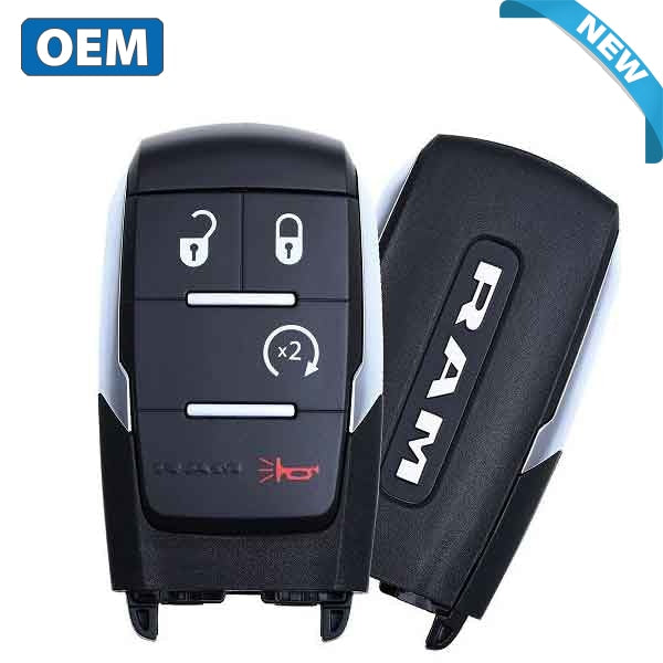 2019-2022 Dodge Ram Pickup HD 2500-5500 / 4-Button Smart Key / PN: 68365327AB / GQ4-76T (OEM)