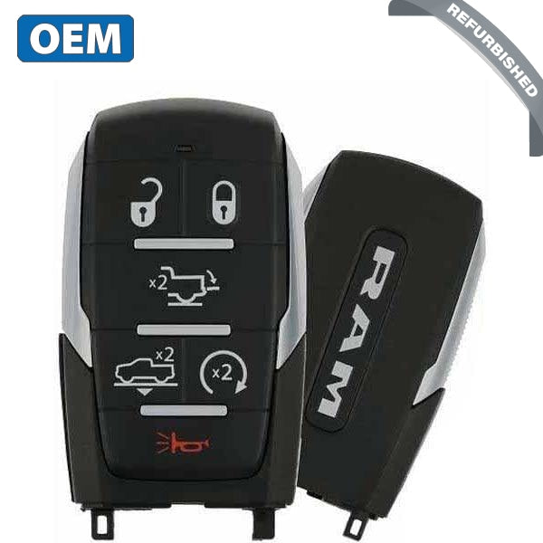 2019-2023 Ram 1500 Pickup / 6-Button Smart Key / PN: 68291692AD / OHT-4882056 (OEM Refurb)