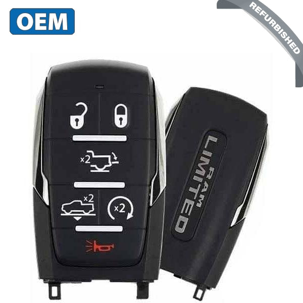 2019-2023 Ram 1500 Pickup / 6-Button Smart Key / PN: 68442917AB / OHT-4882056 (OEM Refurb)