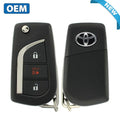 2019-2022 Toyota RAV4 / 3-Button Flip Key / PN: 89070-0R300 / GQ4-73T (OEM)