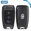 2020-2021 Hyundai Santa Fe / 3-Button Flip Key / PN: 95430-S2300 / TQ8-RKE-4F41 (OEM)