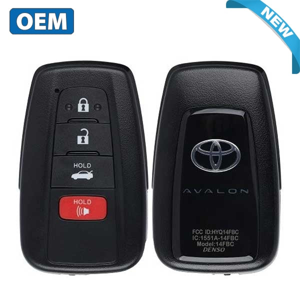 2020-2022 Toyota Avalon / 4-Button Smart Key / PN: 8990H-07070 / HYQ14FBC-0351 (OEM)