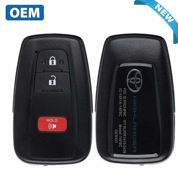 2020-2022 Toyota Highlander / 3-Button Smart Key / PN: 8990H-0E010 / HYQ14FBC-0351 (OEM)