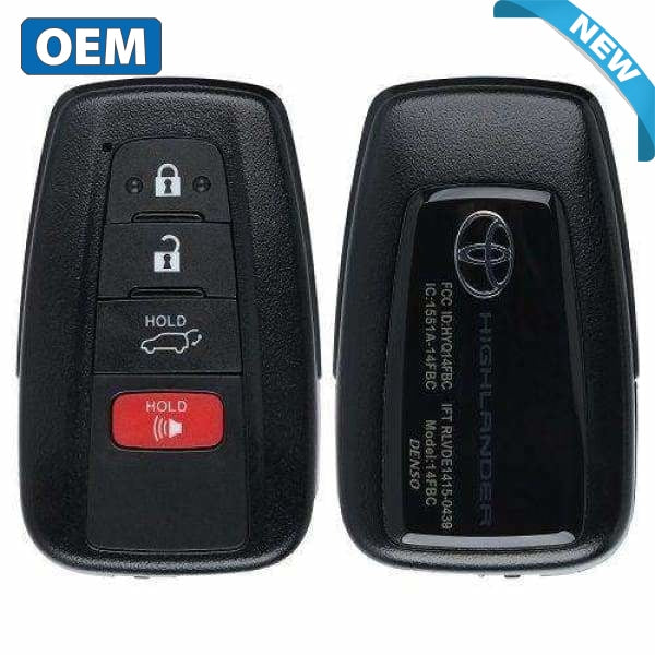 2021-2023 Toyota Highlander / 4-Button Smart Key / PN: 8990H-0E370 / HYQ14FLA (OEM)