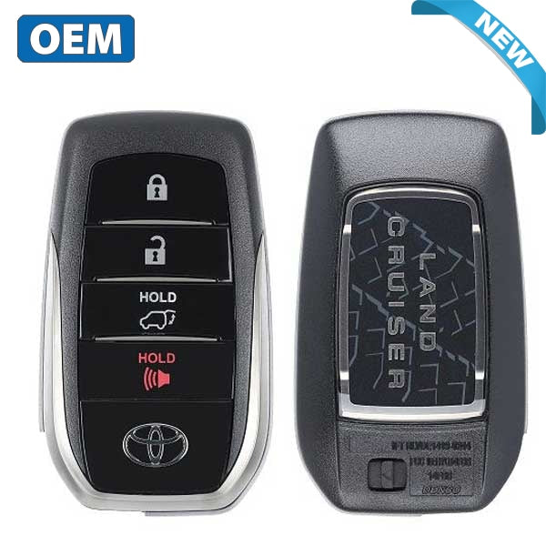 2020-2021 Toyota Land Cruiser / 4-Button Smart Key / PN: 89904-60X40 / HYQ14FBB-0110 (OEM)