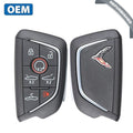 2020-2024 Chevrolet Corvette C8 / 7-Button Smart Key / PN: 13538852 / YG0G20TB1 (Chrome Logo) (OEM Refurb)