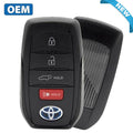 2021-2023 Toyota Venza / 4-Button Smart Key / PN: 8990H-48050 / HYQ14FBX (Blue Hybrid Logo) (OEM)