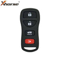 Xhorse - 2nd Generation Nissan Style / 4-Button Universal Keyless Entry Remote for VVDI Key Tool (Wired) / Replacement f