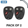 2 x 2002-2009 GM / 3-Button Keyless Entry Remote / PN: 15008008 / MYT3X6898B (OEM Refurb) (Bundle of 2)