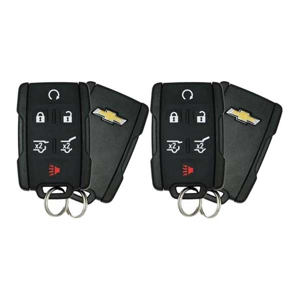 2 x 2015-2019 Chevrolet Suburban Tahoe / 6-Button Keyless Entry Remote / PN: 13577766 / M3N-32337100 (OEM Refurb) (Bundl
