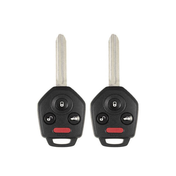 2 x 2012-2019 Subaru / 4-Button Remote Head Key / CWTWB1U811 / B110 / G Chip 80 Bit (AFTERMARKET) (Bundle of 2)