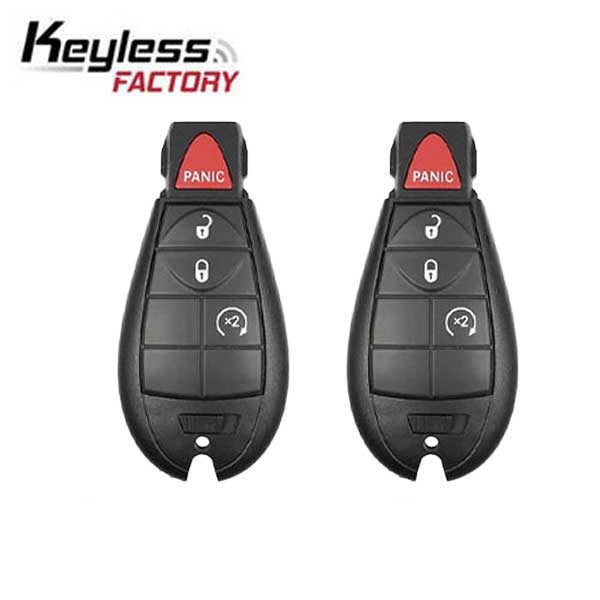 2 x 2008-2013 Chrysler Dodge / 4-Button Fobik Key / M3N5WY783X (AFTERMARKET) (Bundle of 2)