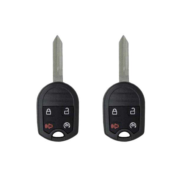 2 x 2009-2018 Ford F-Series Explorer / 4-Button Remote Head Key / OUC6000022 / (AFTERMARKET) (Bundle of 2)