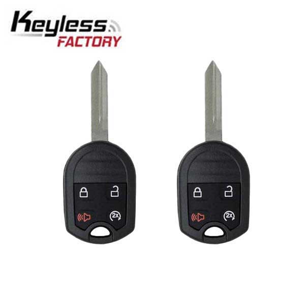 2 x 2009-2018 Ford F-Series Explorer / 4-Button Remote Head Key / OUC6000022 / (AFTERMARKET) (Bundle of 2)