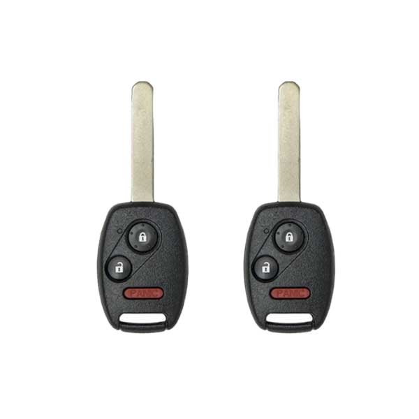 2 x 2007-2015 Honda / 3-Button Remote Head Key / MLBHLIK-1T (AFTERMARKET) (Bundle of 2)
