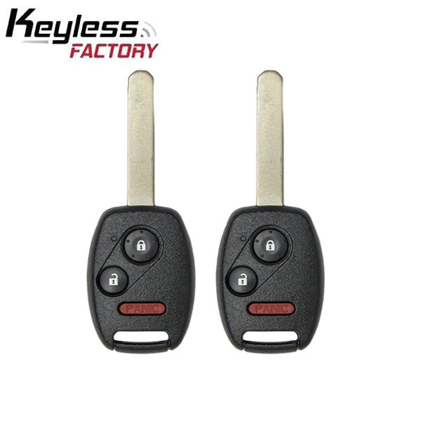 2 x Honda Pilot 2005-2008 / 3-Button Remote Head Key / CWTWB1U545 / (AFTERMARKET) (Bundle of 2)