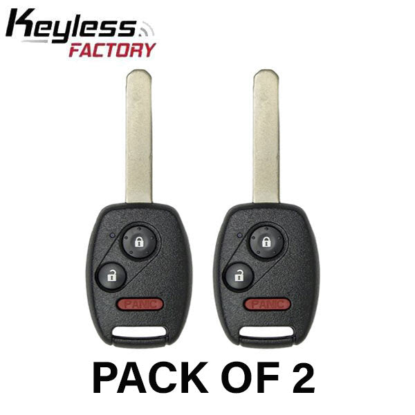 2 x Honda Pilot 2005-2008 / 3-Button Remote Head Key / CWTWB1U545 / (AFTERMARKET) (Bundle of 2)