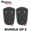 2 x 2015-2016 Cadillac SRX / 3-Button Smart Key / HYQ2AB (BUNDLE OF 2)