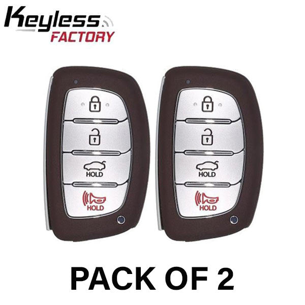 2 x 2015-2017 Hyundai Sonata / 4-Button Smart Key / PN: 95440-C1001 / CQOFD00120 (AFTERMARKET) (Bundle of 2)