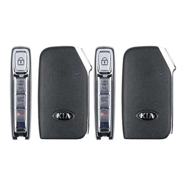 2 x 2020 Kia Telluride / 4-Button Smart Key / PN: 95440-S9000 / TQ8-FOB-4F24 (ON) (OEM) (Bundle of 2)