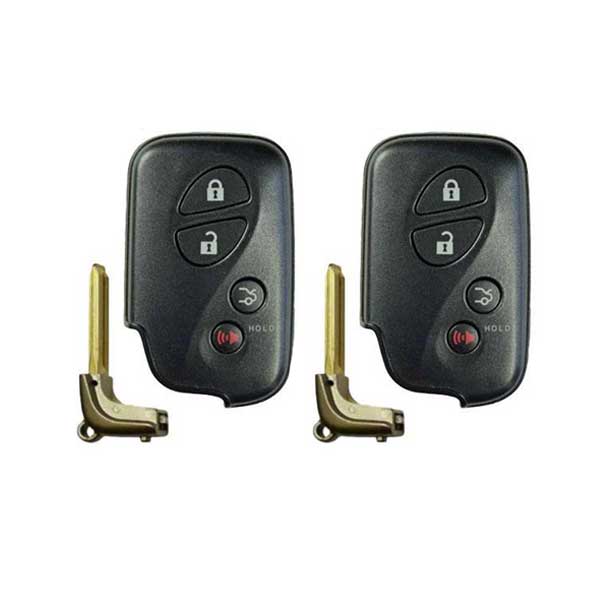 2 x 2005-2009 Lexus / 4-Button Smart Key / PN: 89904-30270 / HYQ14AAB (0140 Board) (AFTERMARKET) (Bundle of 2)