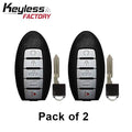 2 x Nissan Armada / 5-Button Smart Key / CWTWB1G744 (AFTERMARKET) (PACK OF 2)