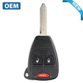 2007-2018 Jeep / 3-Button Remote Head Key / PN: 68001702AD / OHT692713AA (OEM)